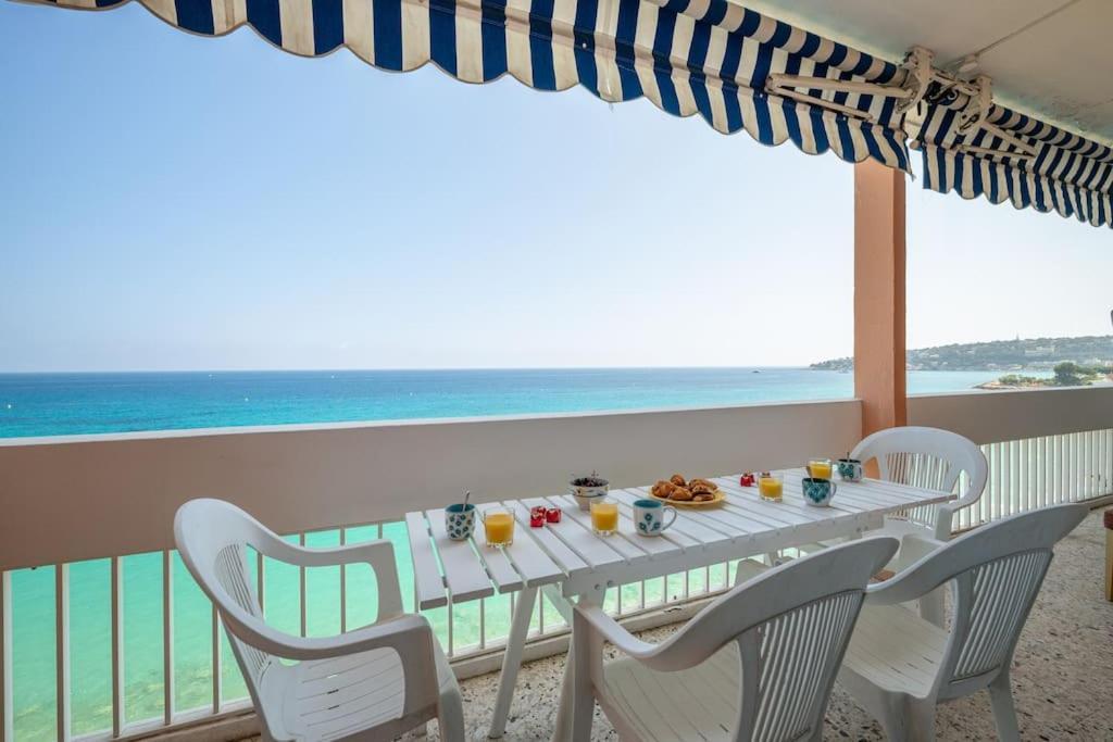 Le Panorama -Vue Exceptionnelle - Dernier Etage - Front De Mer Menton Exterior foto